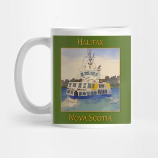 Ferry Boat in Halifax Nova Scotia Canada Mug